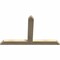 Ekena Millwork Portland Rough Sawn Timber Gable Bracket, Douglas Fir, 48"W x 30"H x 2"D x 4"F, 15/12 Pitch GBW048X30X0204POR00RDF - alternate 3